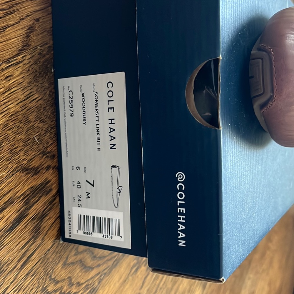 Cole Haan Somerset Link Men’s Driving Moccasins. Brand new in box size 7.